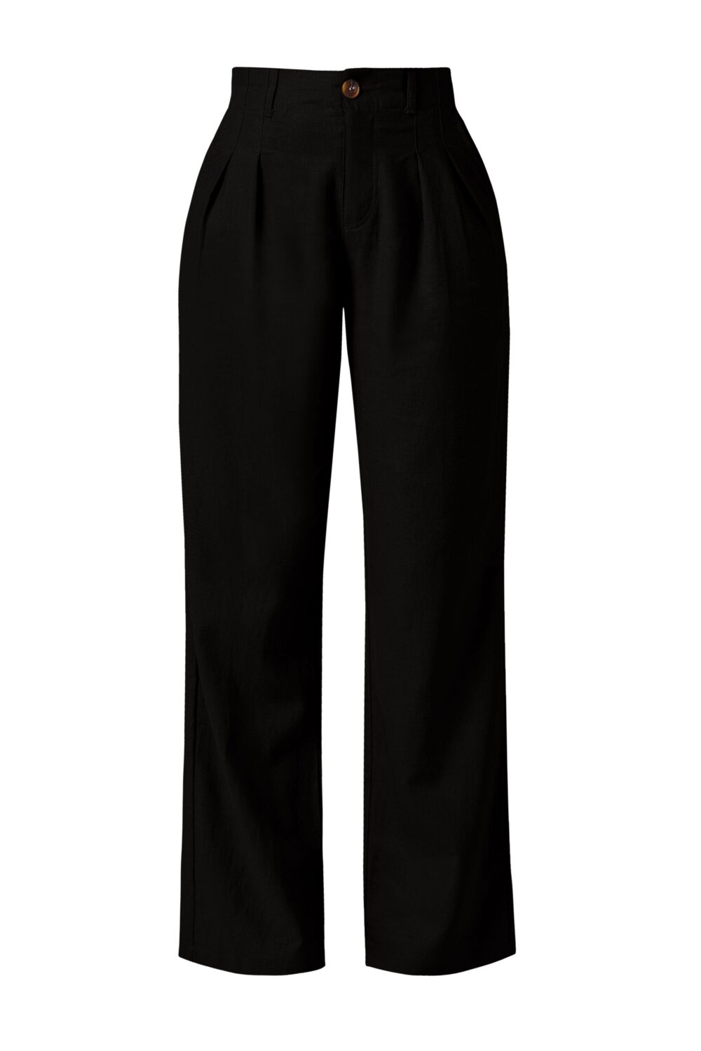 Kiva Black Linen Pants - Image 4