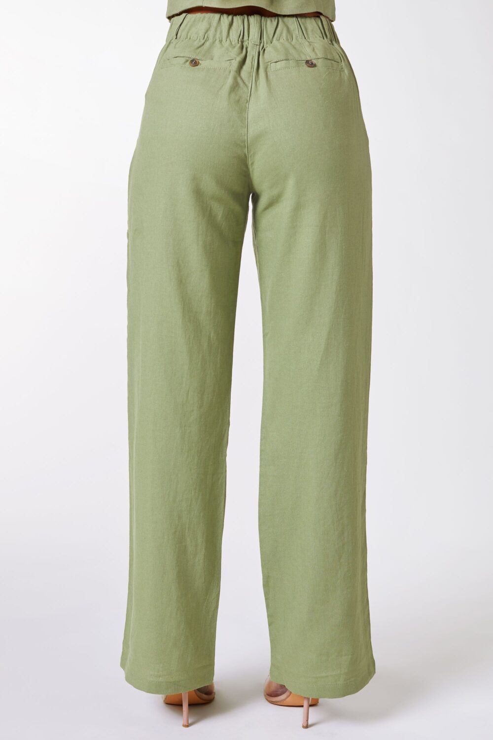 Kiva Sage Linen Pants - Image 3